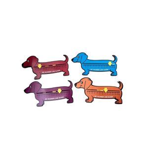 Set of 12 Colorful Weiner Dog Number Line Slider Cards Educational Activity‎